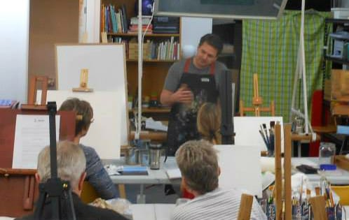 group art instruction michael king vancouver oil painter