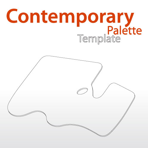 artist palette template